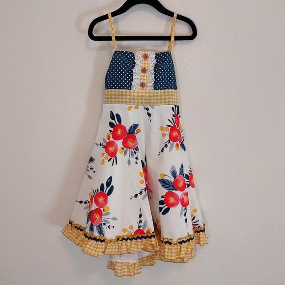 Oopsie Daisy Other - Oopsie Daisy 6 Dress Sleeveless Ruffle Floral Country Summer NWT